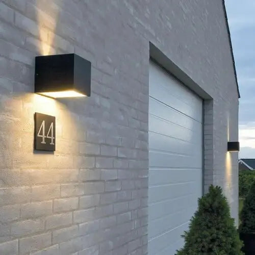 12W LED Wall Light IP65 Waterproof Outdoor Garden Yard Decor Porch Light Beam Angle Adjustable Sconce Balcony Wall Lamp 85-265V