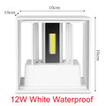 12W LED Wall Light IP65 Waterproof Outdoor Garden Yard Decor Porch Light Beam Angle Adjustable Sconce Balcony Wall Lamp 85-265V